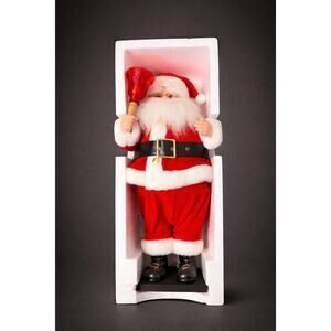 Vintage Telco Motion-ettes of Christmas Animated Santa Claus New in Original Box